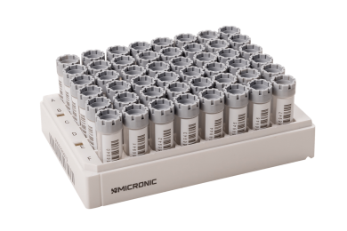 Micronic-3.00ml-External-Thread-Hybrid-Tubes-In-Rack